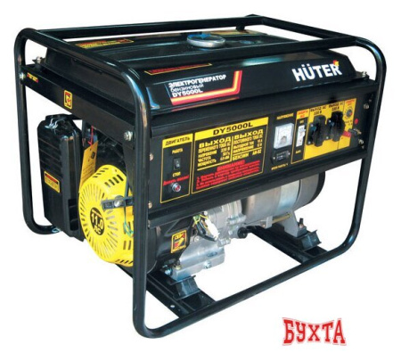 Бензиновый генератор Huter DY5000L