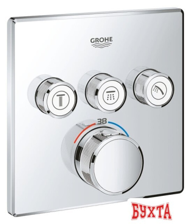 Смеситель без скрытого механизма Grohe Grohtherm SmartControl 29126000