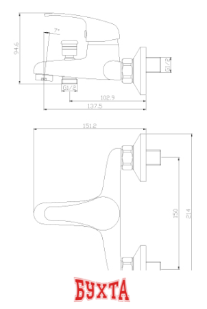 Смеситель Rossinka Silvermix Y35-31