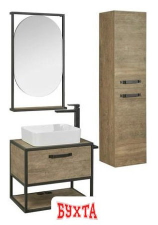 Мебель для ванных комнат Акватон Зеркало Фабрик 50 1A242502LTDY0 (дуб кантри)