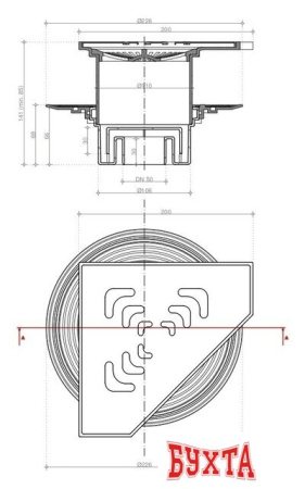 Трап/канал Pestan Confluo Standard Vertical Angle