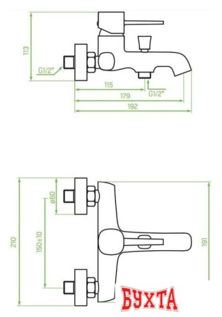 Смеситель Laveo Pola BAP 810D