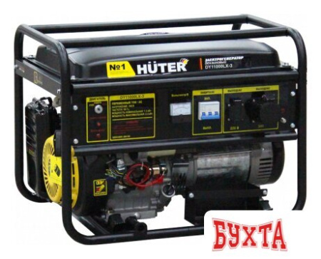 Бензиновый генератор Huter DY11000LX-3