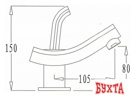 Смеситель Kaiser Logo 47011-3 (бронзовый)