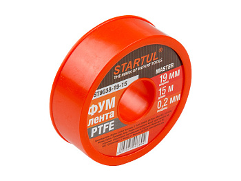 Фум-лента PTFE 19ммх15м STARTUL MASTER (ST9038-19-15), арт.ST9038-19-15 (Китай)