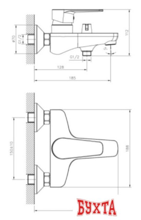 Смеситель Decoroom DR72036