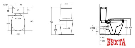 Унитаз Ideal Standard Connect [E803701]