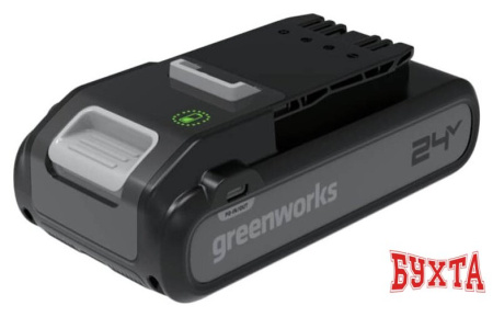 Аккумулятор Greenworks G24B4+ (24В/4 Ач)