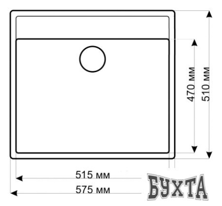 Кухонная мойка Gerhans A12 (графит)