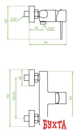 Смеситель Laveo Pola BAP 840D