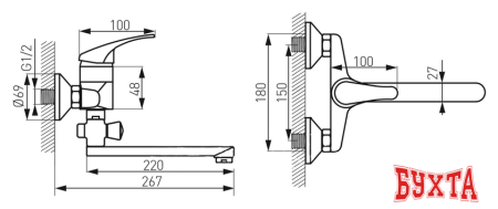 Смеситель Ferro Basic BBC5A