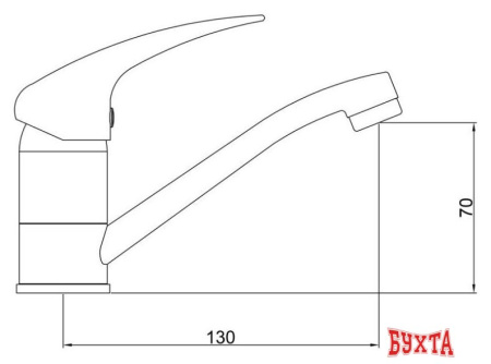 Смеситель Gross Aqua Base 3210257C-G0109