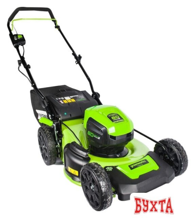 Газонокосилка Greenworks GD60LM46HP (с 1-м АКБ 4 Ah)