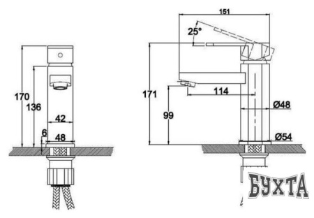 Смеситель Kaiser Sonat 34011-2 (черный матовый)