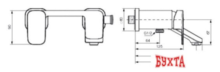 Смеситель Ideal Standard Tonic II [A6338AA]