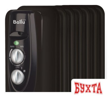 Масляный радиатор Ballu Classic black BOH/CL-07BRN 1500