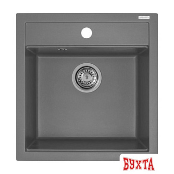 Кухонная мойка Aquasanita Tesa SQT100W (alumetallic 202)