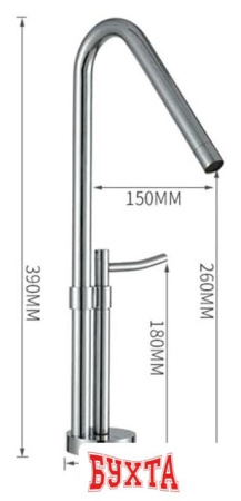 Смеситель Pea Moris H12801 (золотой)