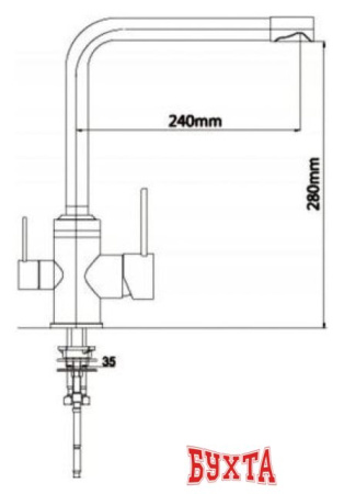 Смеситель FRAP G4399-1 Gappo 538018