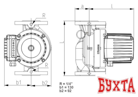 Циркуляционный насос IMP Pumps GHNbasic II 40-190F