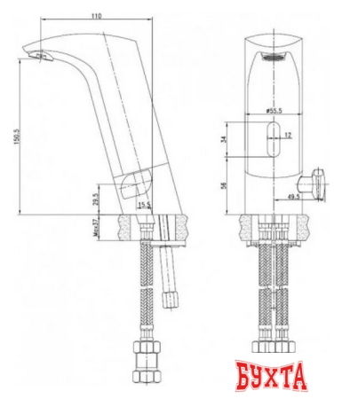 Смеситель Kaiser Sensor 38011