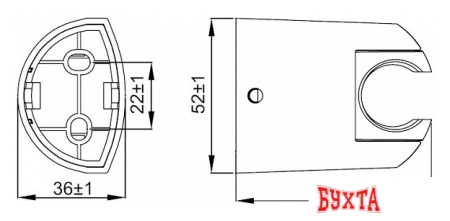 Держатель душевой лейки IDDIS 020CP00I53