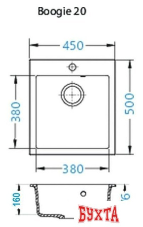 Кухонная мойка Alveus Granital Genesis Amaro Boogie 1133431