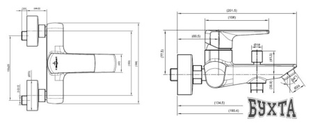 Смеситель Villeroy & Boch Subway 2.0 TVT102003000