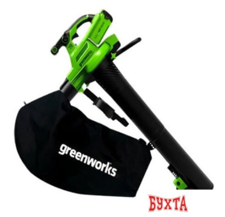 Ручная воздуходувка Greenworks GD40BVIIK4 2406907UB (с 1-им АКБ)