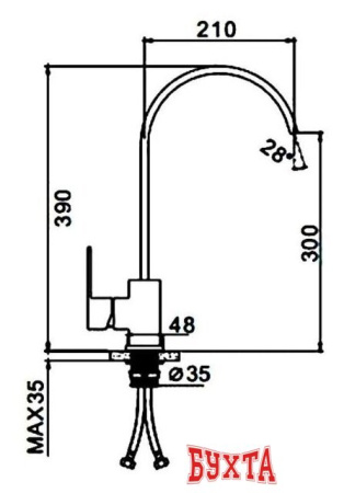 Смеситель FRAP F40804