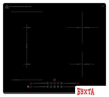 Варочная панель ZorG INO62 (черный)
