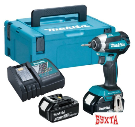 Винтоверт Makita DTD153RTJ (с 2-мя АКБ, кейс )