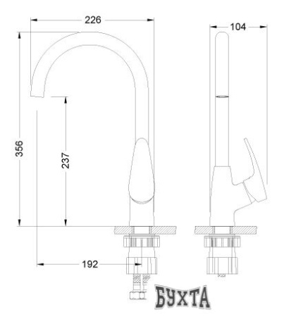 Смеситель Lemark Linara LM0405C