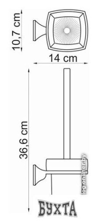 Ершик для унитаза Wasserkraft Wern K-2527
