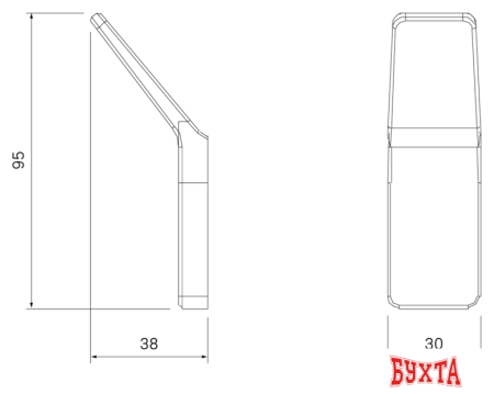 Крючок для ванны IDDIS Slide SLIGM10i41