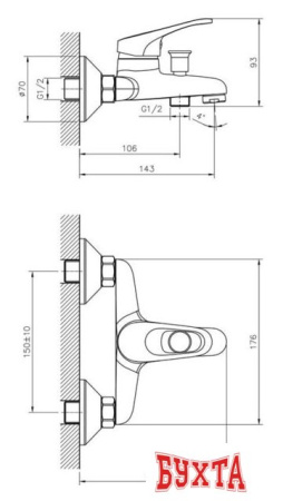 Смеситель Decoroom DR21035