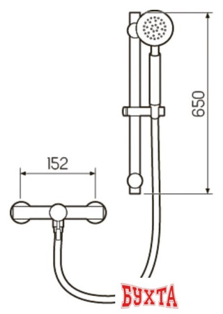 Смеситель РМС SUS124-003DK