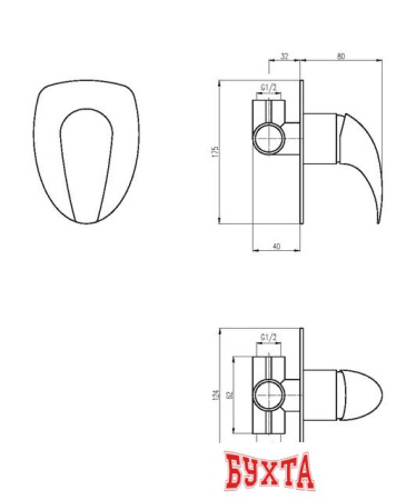 Смеситель Deante Ultra BQU 044L