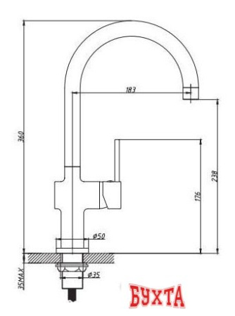 Смеситель Esko Single SG 519