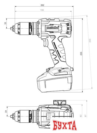 Дрель-шуруповерт Metabo BS 18 LTX BL I