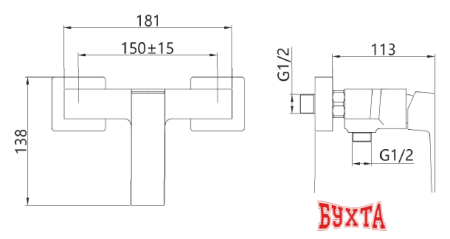 Смеситель Invena Paros BN-09-004