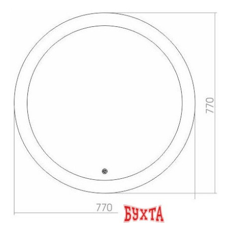 Мебель для ванных комнат Silver Mirrors Зеркало Перла D77 ФР-00000847