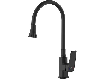Смеситель для кухни (Lt) D35, серия WIN (black) AV Engineering, арт.AVWIN4-BL165-141 (Китай)