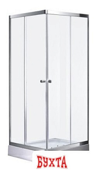 Душевой уголок Avanta D107/2 90x90 (хром/рифленое стекло)