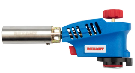 Горелка-насадка газовая REXANT GT-20 с пьезоподжигом, арт.12-0020 (Россия)