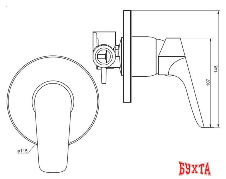 Смеситель Damixa Jupiter 777500300