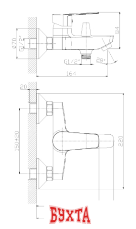 Смеситель Rossinka Silvermix S35-31