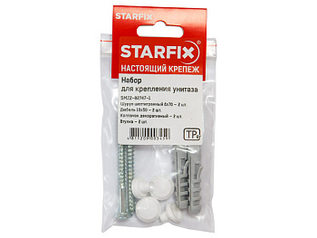 Набор для крепления унитаза 6х70 мм STARFIX, арт.SMZ2-82747-1 (Россия)