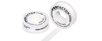 ФУМ лента уплотнительная PROFACTOR PTFE Professional 12mm х 0.1mm х 12m 0.7g/cm3 PFFE532  / (Китай)