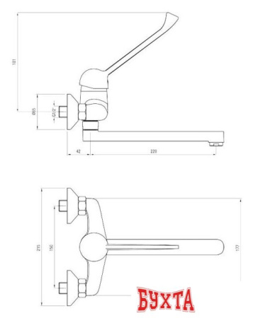 Смеситель Deante Joko Clinic BOJ 080C